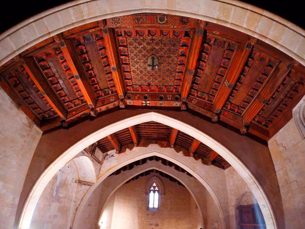 Hospederia Virgen De La Fuente Otel Peñarroya de Tastavins Dış mekan fotoğraf